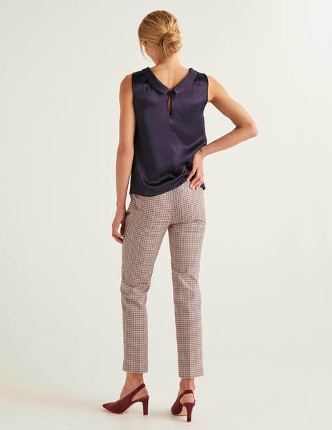 Top Beatrix en satin - Bleu marine Top Beatrix en satin - Bleu marine