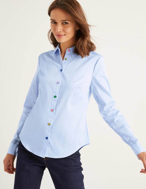 Grace Shirt - Oxford Blue Grace Shirt - Oxford Blue