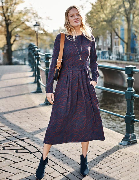Lydia Dress - Maroon, Zebra Spot Lydia Dress - Maroon, Zebra Spot