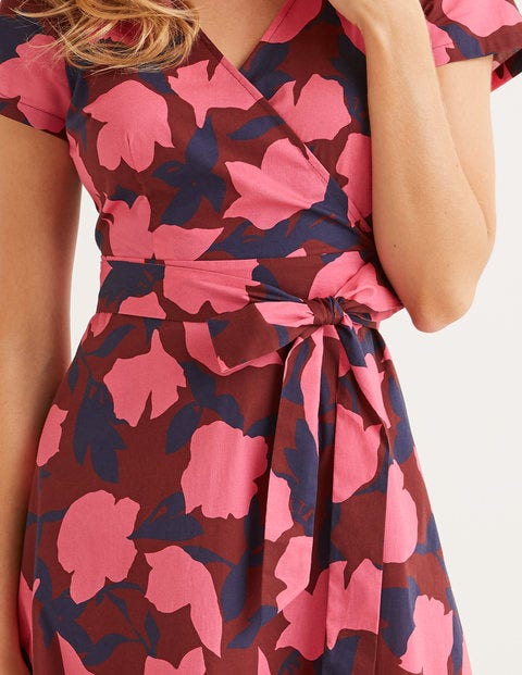 boden floral wrap dress