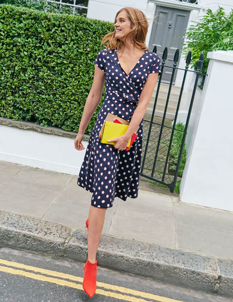 olive wrap dress