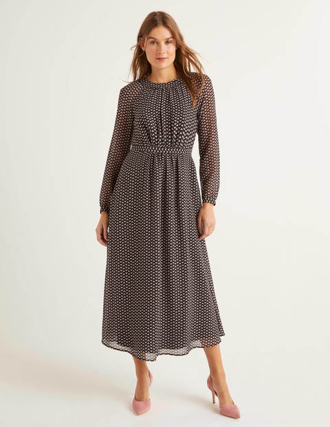 Erica Dress - Black, Ticker Erica Dress - Black, Ticker