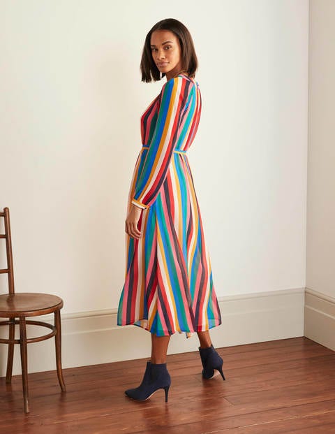Erica Kleid - Regenbogen/Bunt, Gestreift Erica Kleid - Regenbogen/Bunt, Gestreift