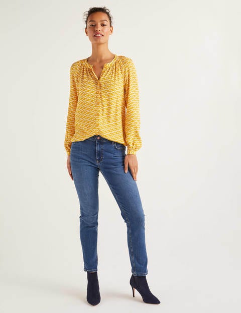 Naomi Blouse - Tuscan Sun, Ribbons Naomi Blouse - Tuscan Sun, Ribbons