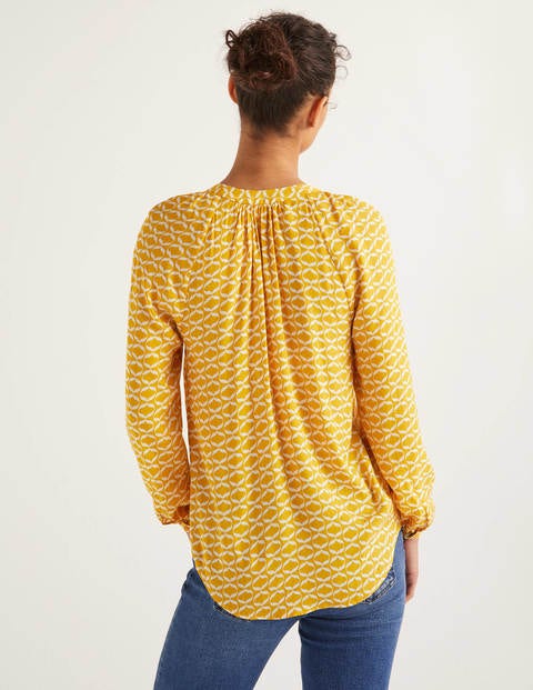 Naomi Blouse - Tuscan Sun, Ribbons Naomi Blouse - Tuscan Sun, Ribbons