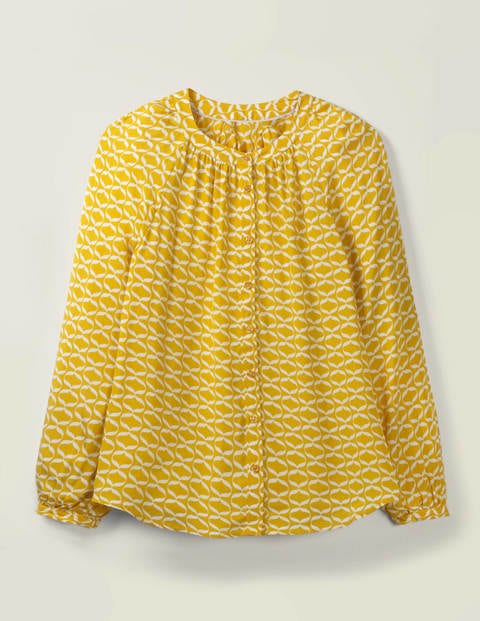 Naomi Blouse - Tuscan Sun, Ribbons Naomi Blouse - Tuscan Sun, Ribbons