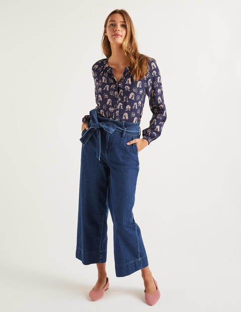 Naomi Blouse - Navy, Chit Chat Naomi Blouse - Navy, Chit Chat