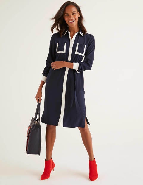 Rachel Shirt Dress - Navy Rachel Shirt Dress - Navy