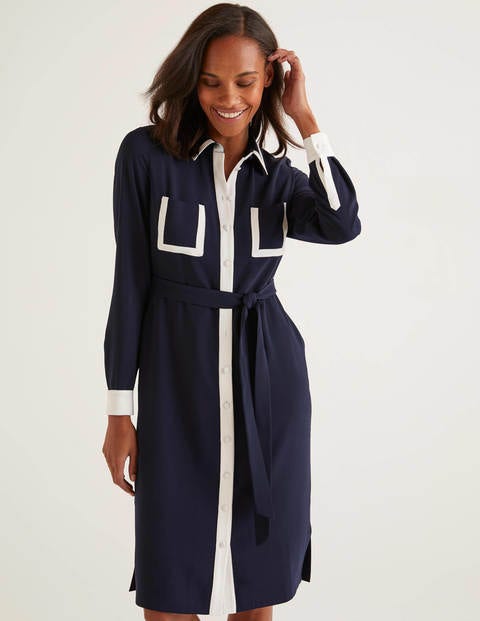 Rachel Shirt Dress - Navy Rachel Shirt Dress - Navy
