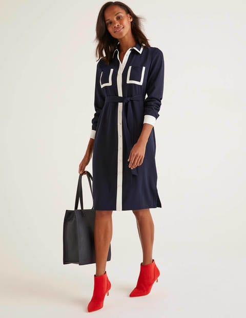 Rachel Shirt Dress - Navy Rachel Shirt Dress - Navy