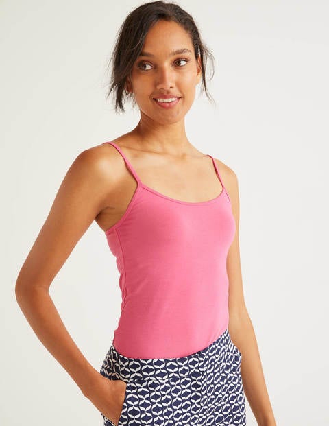 Plain Cami - Bright Camellia Plain Cami - Bright Camellia