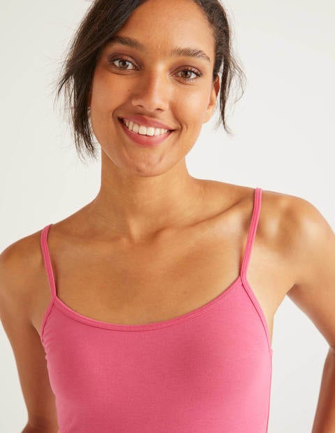 Plain Cami - Bright Camellia Plain Cami - Bright Camellia