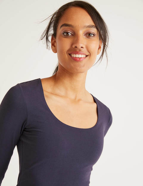 Double Layer Front Top - Navy Double Layer Front Top - Navy
