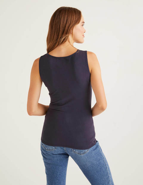 Double Layer Tank - Navy Double Layer Tank - Navy