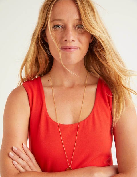 Double Layer Front Vest - Post Box Red Double Layer Front Vest - Post Box Red