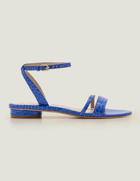 Freya Sandals - Bold Blue Croc Freya Sandals - Bold Blue Croc
