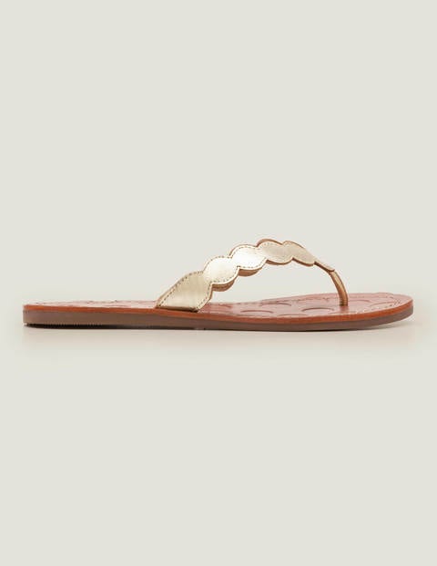 Harriet Flip Flops - Gold Metallic Harriet Flip Flops - Gold Metallic