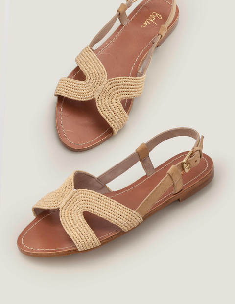 Katrina Raffia Sandals - Natural Katrina Raffia Sandals - Natural