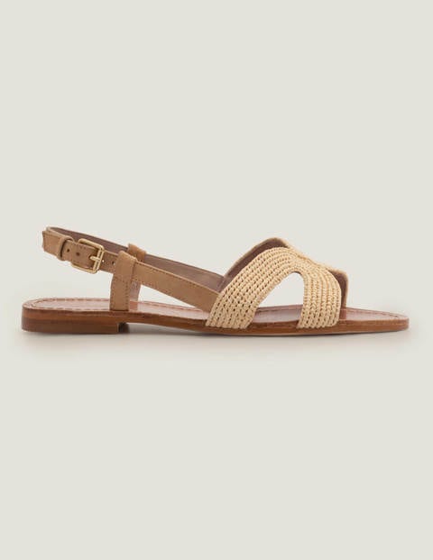 Katrina Raffia Sandals - Natural Katrina Raffia Sandals - Natural