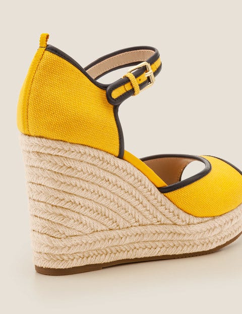 Philippa Espadrille Wedges - Tuscan Sun/Navy Philippa Espadrille Wedges - Tuscan Sun/Navy