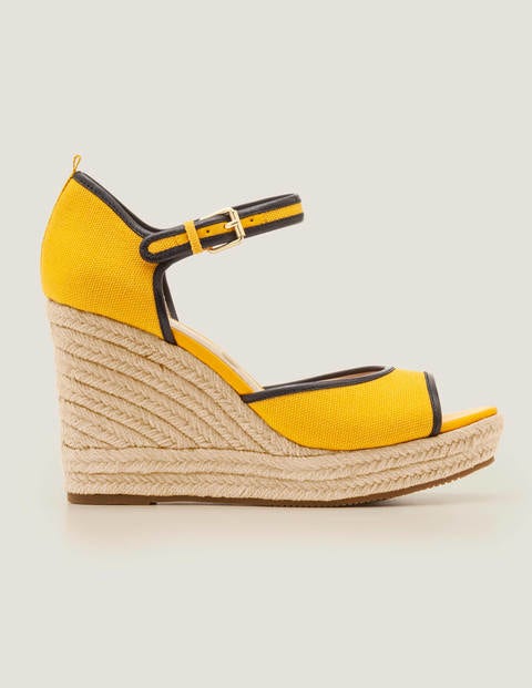 Philippa Espadrille Wedges - Tuscan Sun/Navy Philippa Espadrille Wedges - Tuscan Sun/Navy