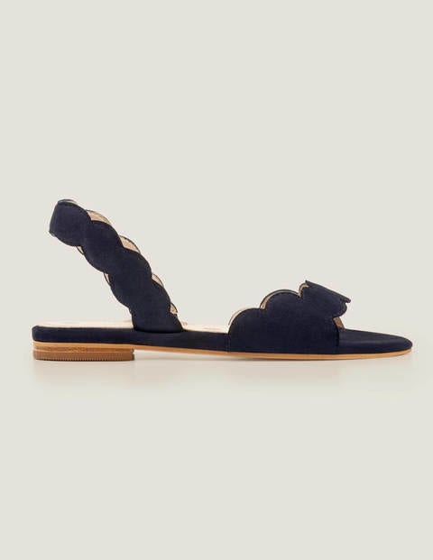 Estella Slingback Sandals - Navy Estella Slingback Sandals - Navy