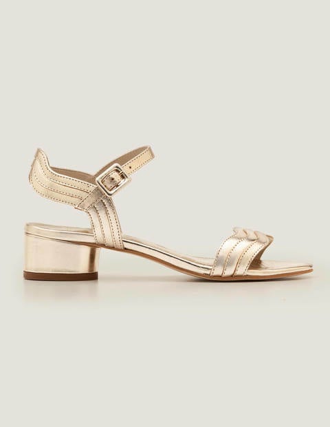 next gold heeled sandals