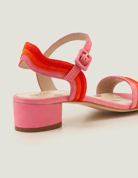 Kitty Heeled Sandals - Bright Camellia Multi Kitty Heeled Sandals - Bright Camellia Multi
