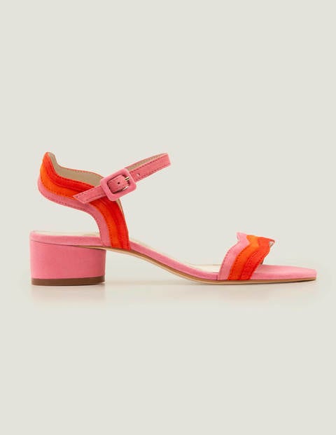 Kitty Heeled Sandals - Bright Camellia Multi Kitty Heeled Sandals - Bright Camellia Multi