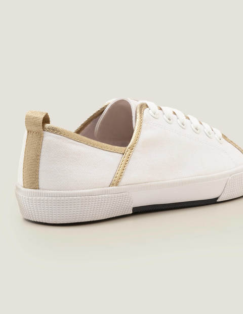 Laurie Sneakers - White/Gold Metallic Laurie Sneakers - White/Gold Metallic