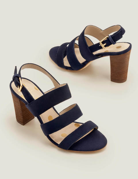 Samantha Heeled Sandals - Navy Samantha Heeled Sandals - Navy