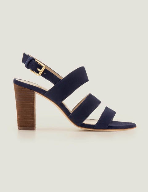 Samantha Heeled Sandals - Navy Samantha Heeled Sandals - Navy