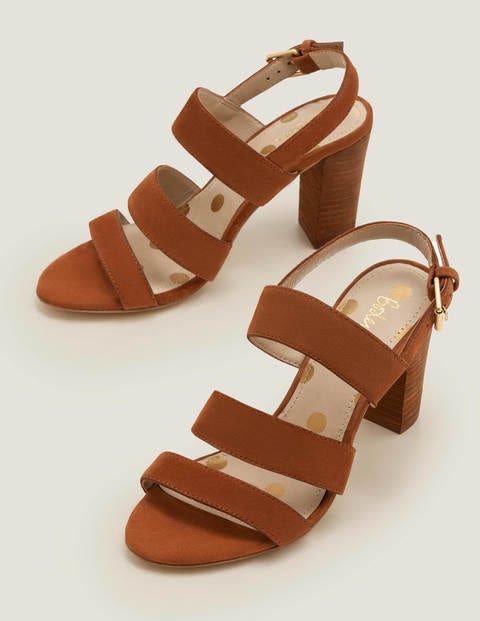 Samantha Heeled Sandals - Tan Samantha Heeled Sandals - Tan
