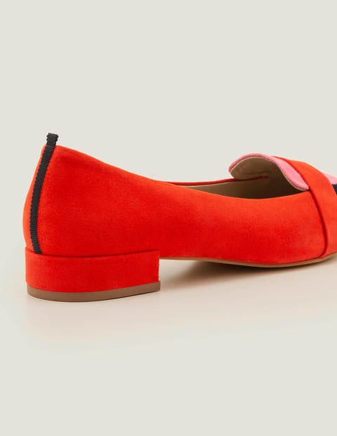 Scarlett Low Heels - Post Box Red Multi Scarlett Low Heels - Post Box Red Multi