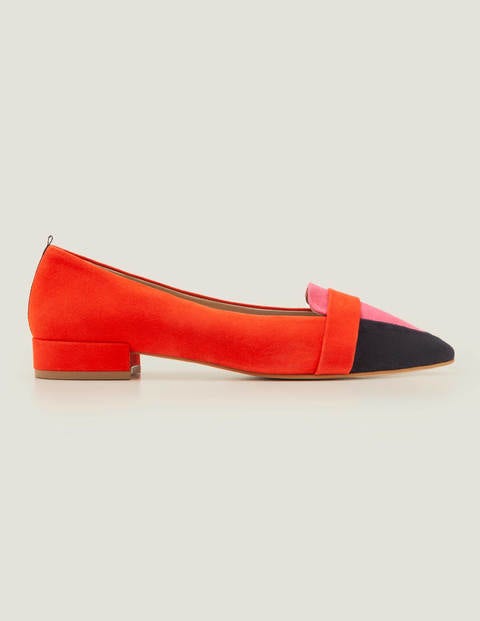 Scarlett Low Heels - Post Box Red Multi Scarlett Low Heels - Post Box Red Multi