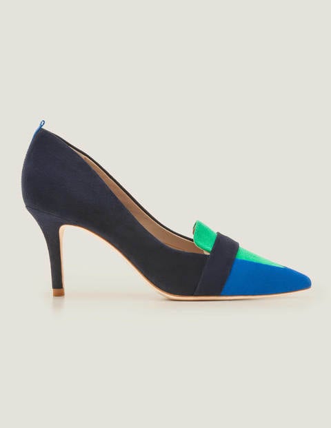 Scarlett Pumps - Navy/Bunt Scarlett Pumps - Navy/Bunt