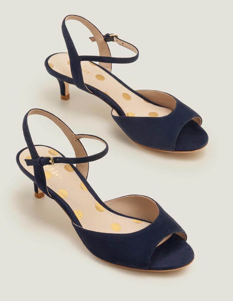 Auria Kitten Heels - Navy Auria Kitten Heels - Navy