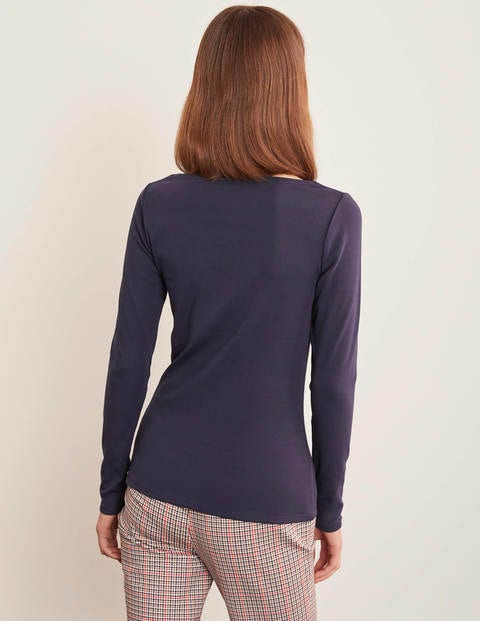 Essential Boatneck - Navy Essential Boatneck - Navy