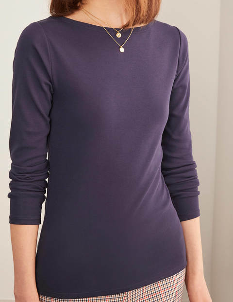 Essential Boatneck - Navy Essential Boatneck - Navy