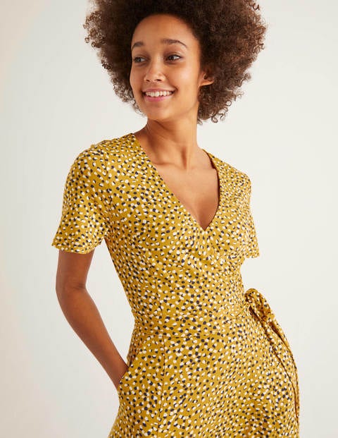 Cassia Jersey Midi Dress - Tuscan Sun, Speckle Cassia Jersey Midi Dress - Tuscan Sun, Speckle