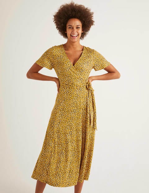 Cassia Jersey Midi Dress - Tuscan Sun, Speckle Cassia Jersey Midi Dress - Tuscan Sun, Speckle