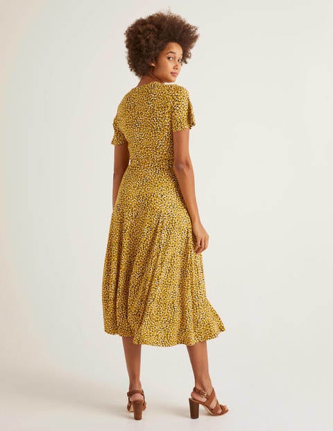 Cassia Jersey Midi Dress - Tuscan Sun, Speckle Cassia Jersey Midi Dress - Tuscan Sun, Speckle