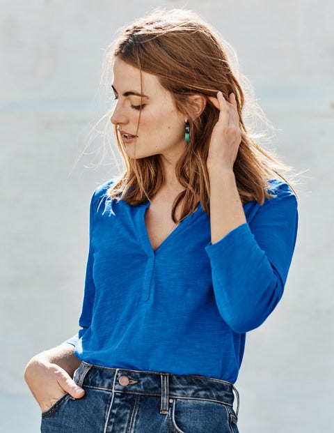 The Cotton Notch Tee - Bold Blue The Cotton Notch Tee - Bold Blue