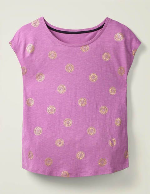Robyn Jersey Tee - Lupin, Sun Tile Robyn Jersey Tee - Lupin, Sun Tile