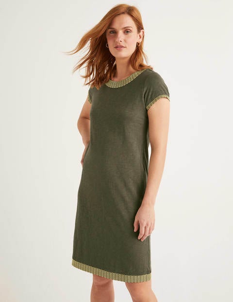 sena embroidered jersey dress