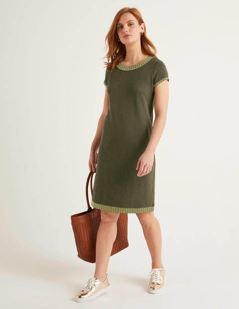 sena embroidered jersey dress