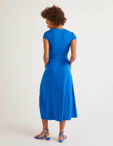 Frances Jersey Midi Dress - Bold Blue Frances Jersey Midi Dress - Bold Blue