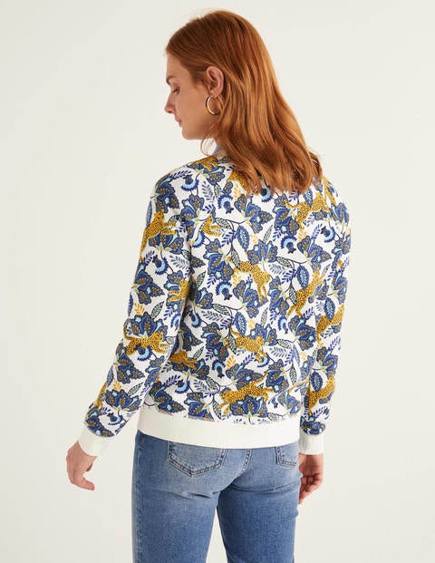 The Sweatshirt - Ivory, Cheetah Bloom The Sweatshirt - Ivory, Cheetah Bloom