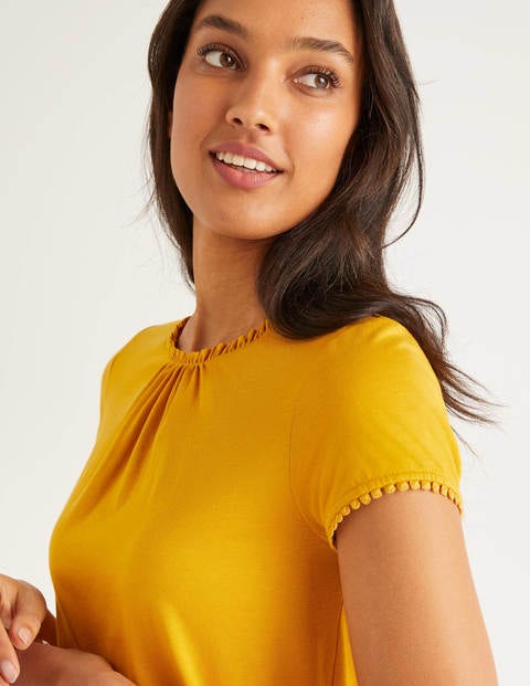Tilda Frill Jersey Tee - Tuscan Sun Tilda Frill Jersey Tee - Tuscan Sun
