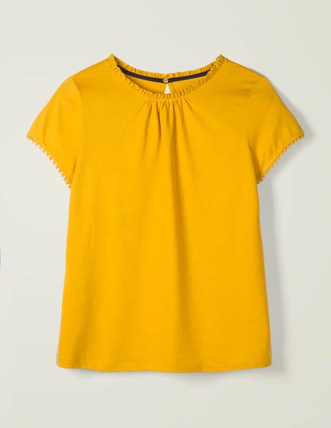 Tilda Frill Jersey Tee - Tuscan Sun Tilda Frill Jersey Tee - Tuscan Sun